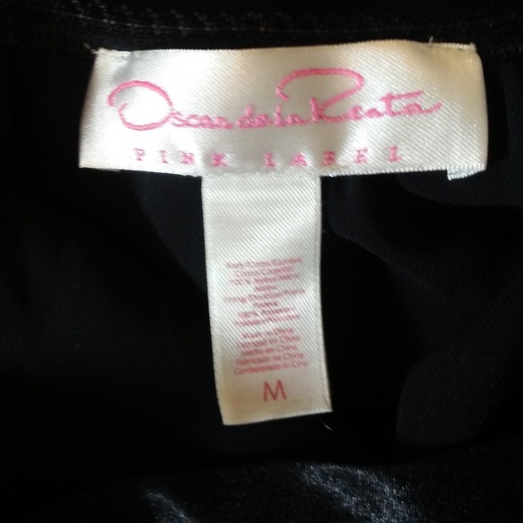 Oscar de la Renta Black Shortie Nightgown - Picture 5 of 5